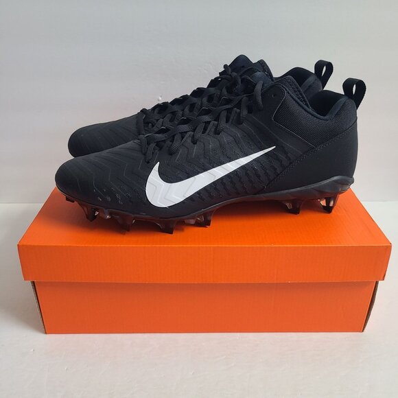 Nike Alpha Menace Pro 2 Low Football Cleats CV6477-001 Size 13.5 Black